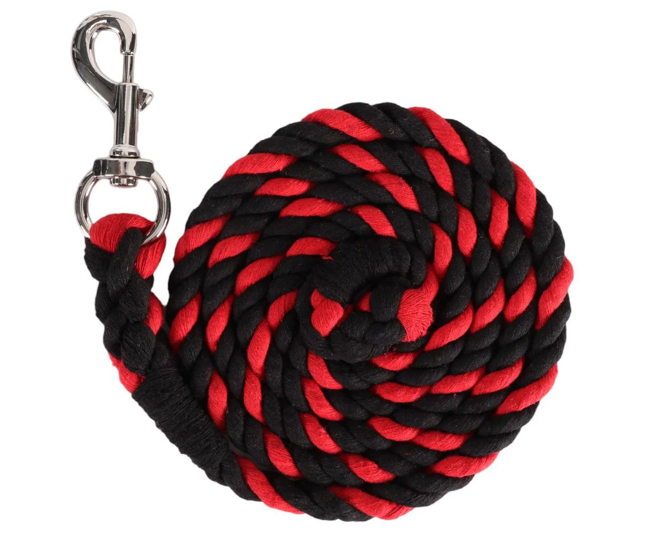 7' Striped Polycotton Lead Rope - 1/2 inch