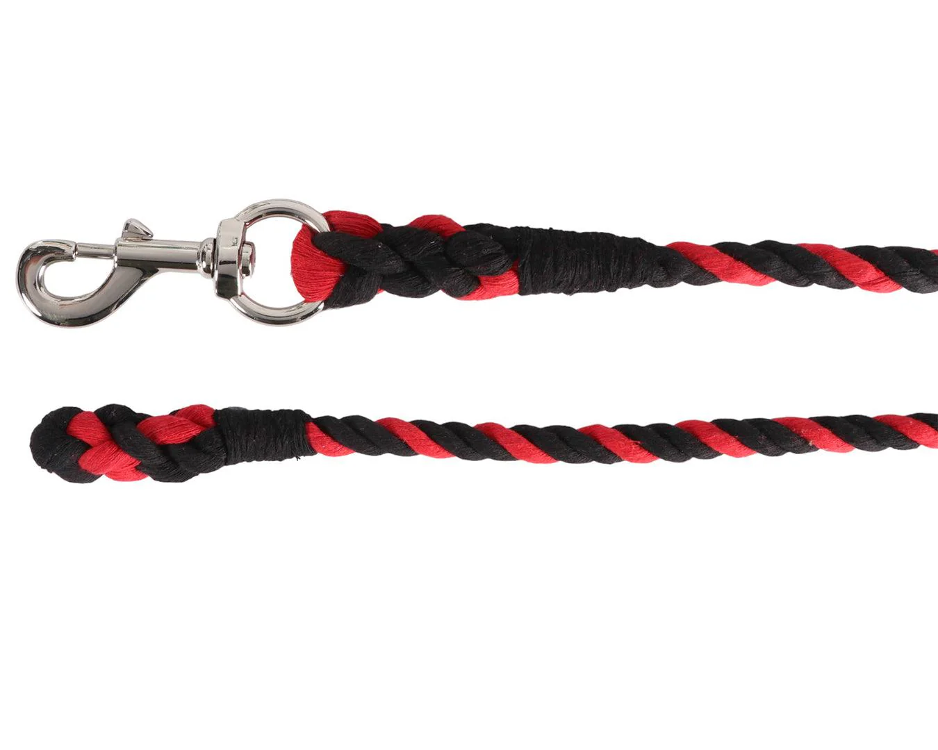 7' Striped Polycotton Lead Rope - 1/2 inch - Image 2