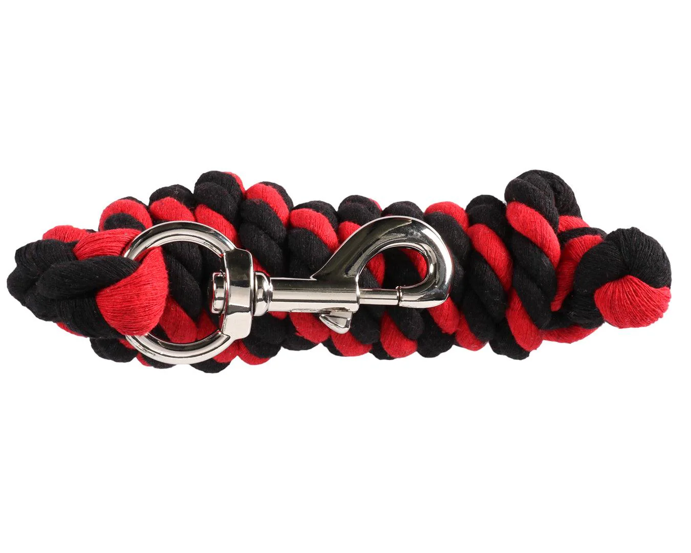 7' Striped Polycotton Lead Rope - 1/2 inch - Image 3