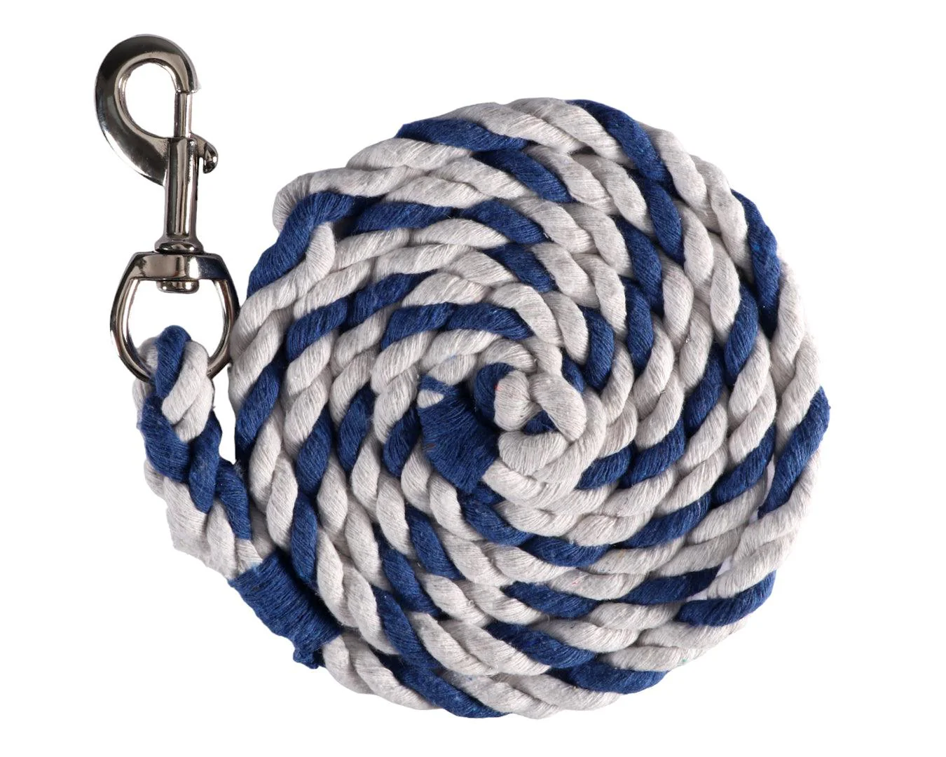 7' Striped Polycotton Lead Rope - 1/2 inch - Image 7