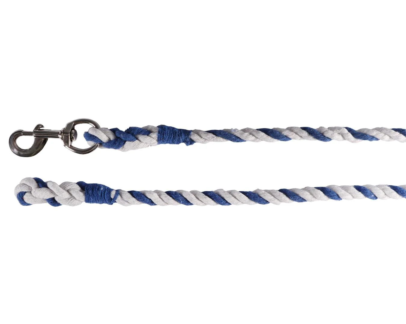 7' Striped Polycotton Lead Rope - 1/2 inch - Image 8