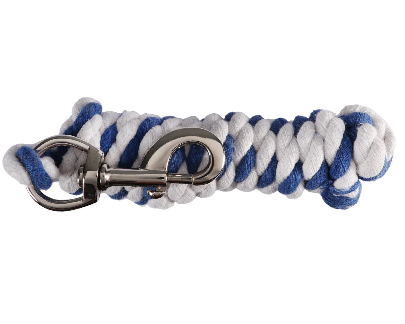 7' Striped Polycotton Lead Rope - 1/2 inch - Image 9