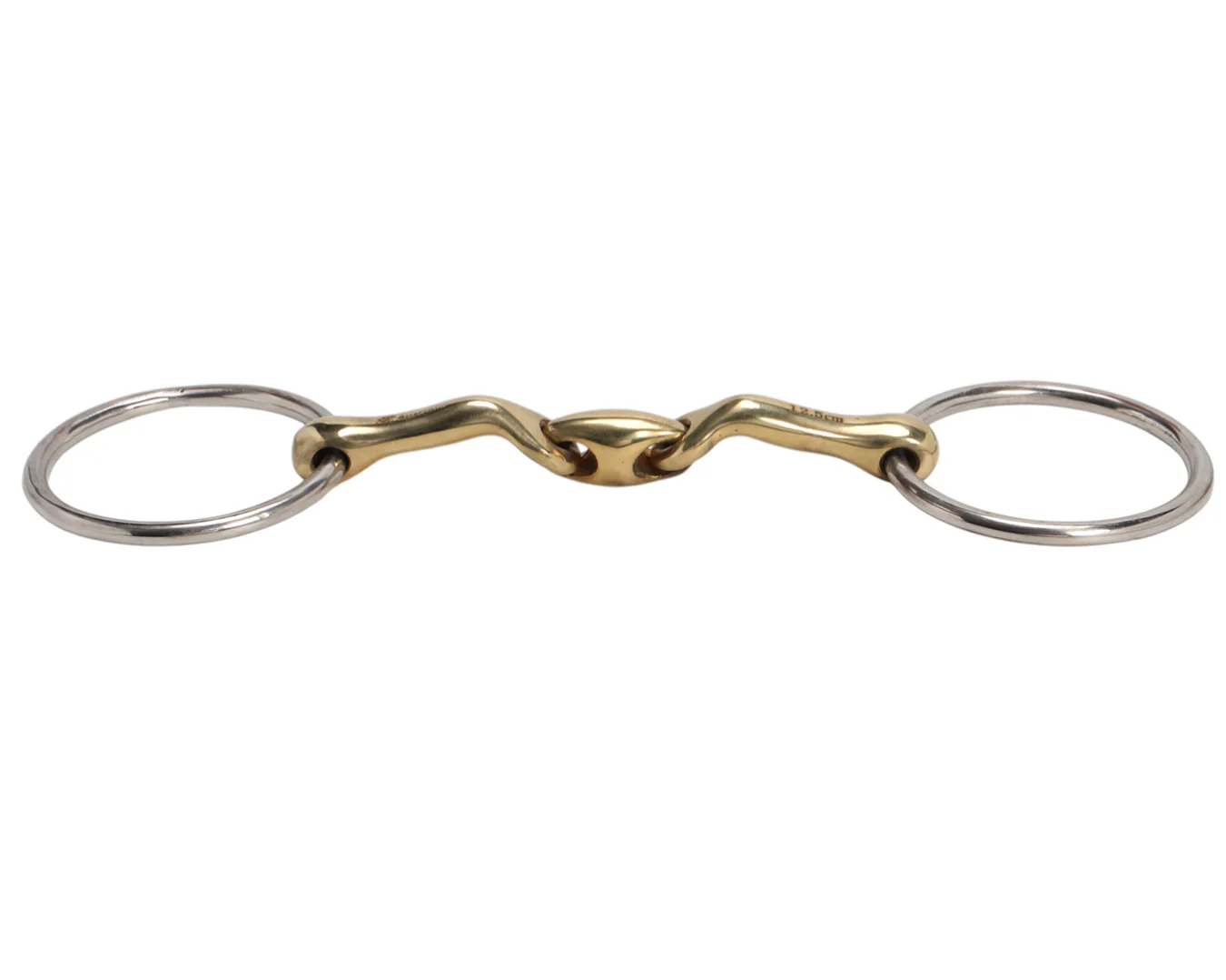Angled Lozenge Loose Ring Training Snaffle Bit - Image 2