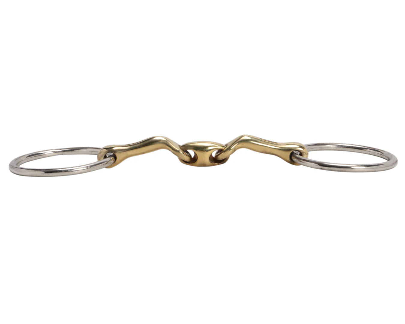 Angled Lozenge Loose Ring Training Snaffle Bit - Image 3