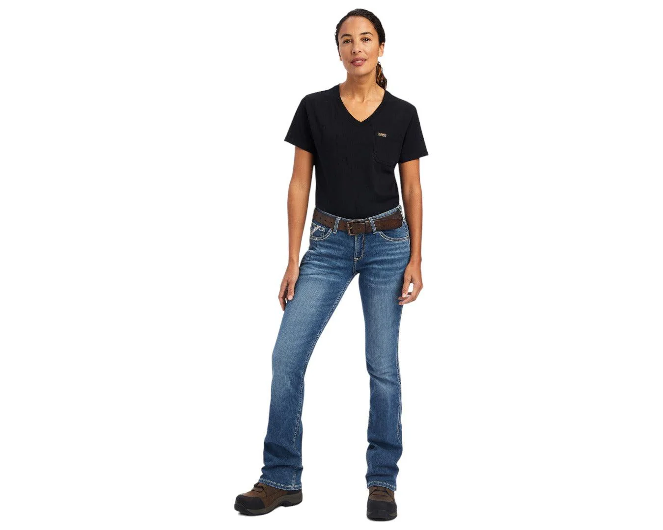 Ariat Ladies Rebar Riveter Boot Cut Jeans - Image 3