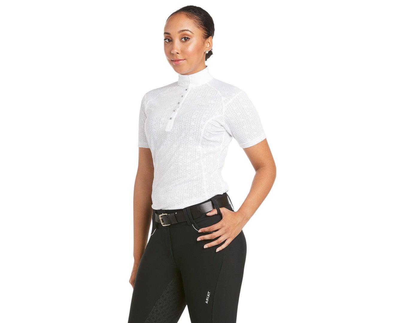 Ariat Ladies' Showstopper Show Shirt - White