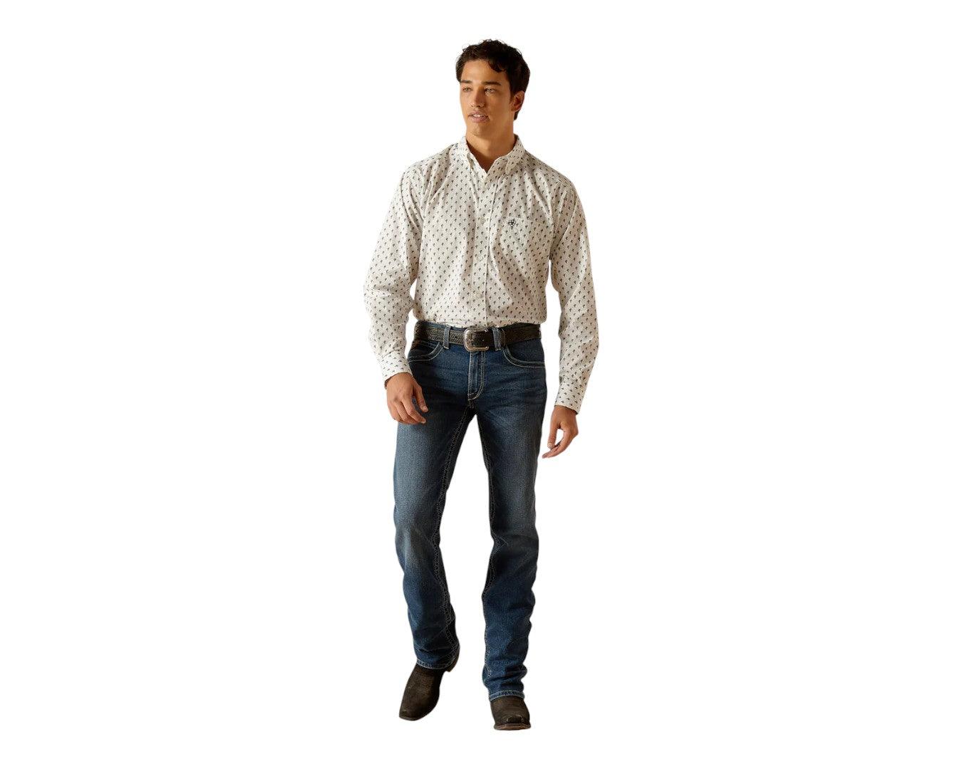 Ariat Mens Parker Long Sleeve Shirt - Image 3