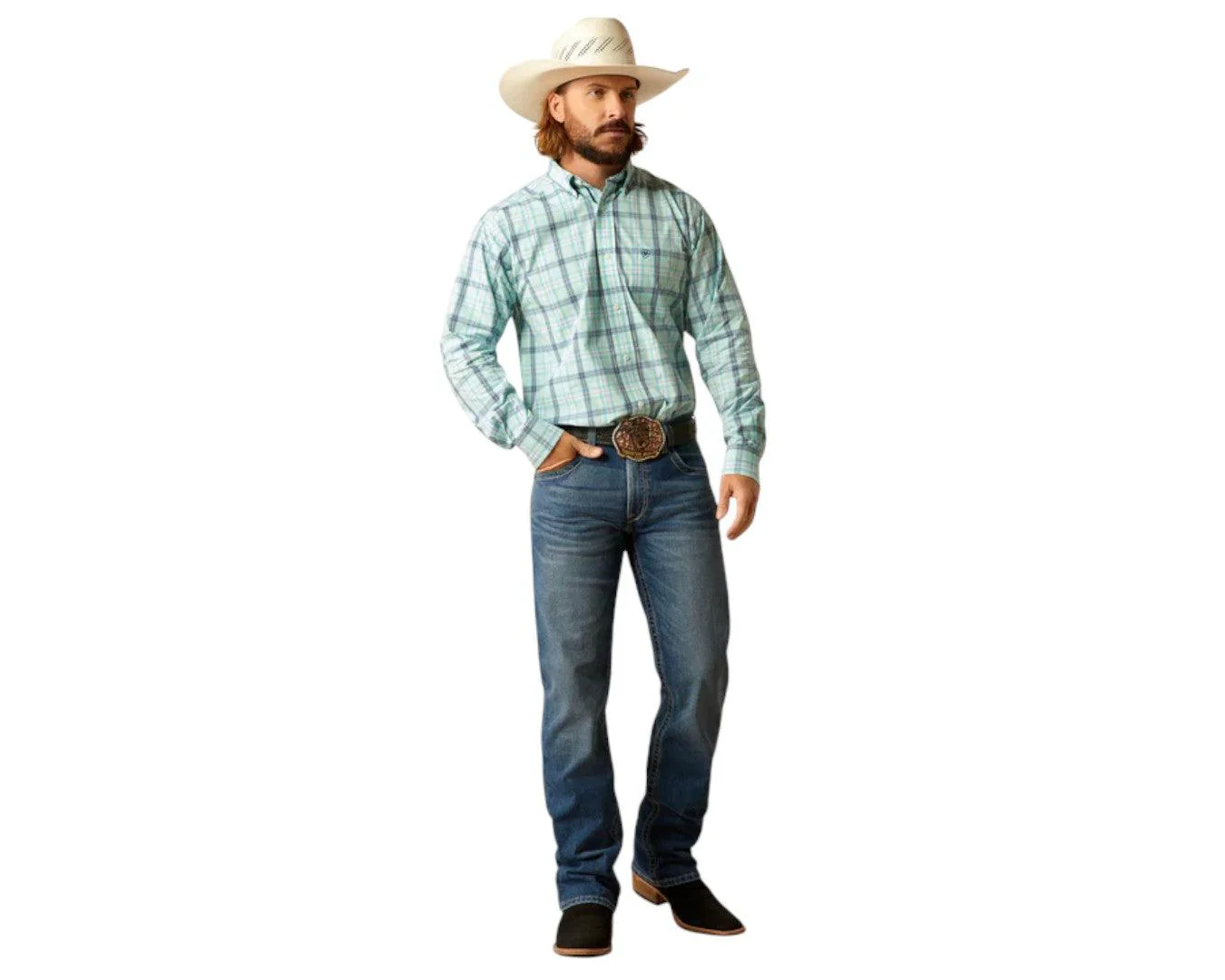 Ariat Mens Pro Series Pete Classic Fit Shirt - Image 3