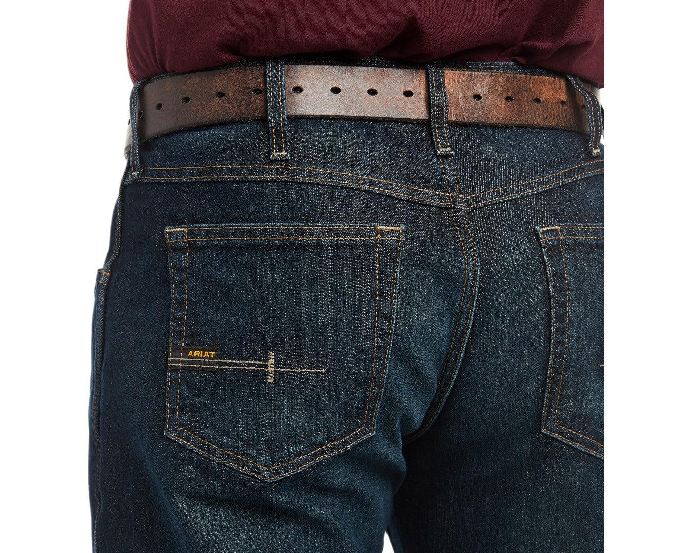 Ariat Men's Rebar M5 Slim DuraStretch Straight Leg Jean - Image 5