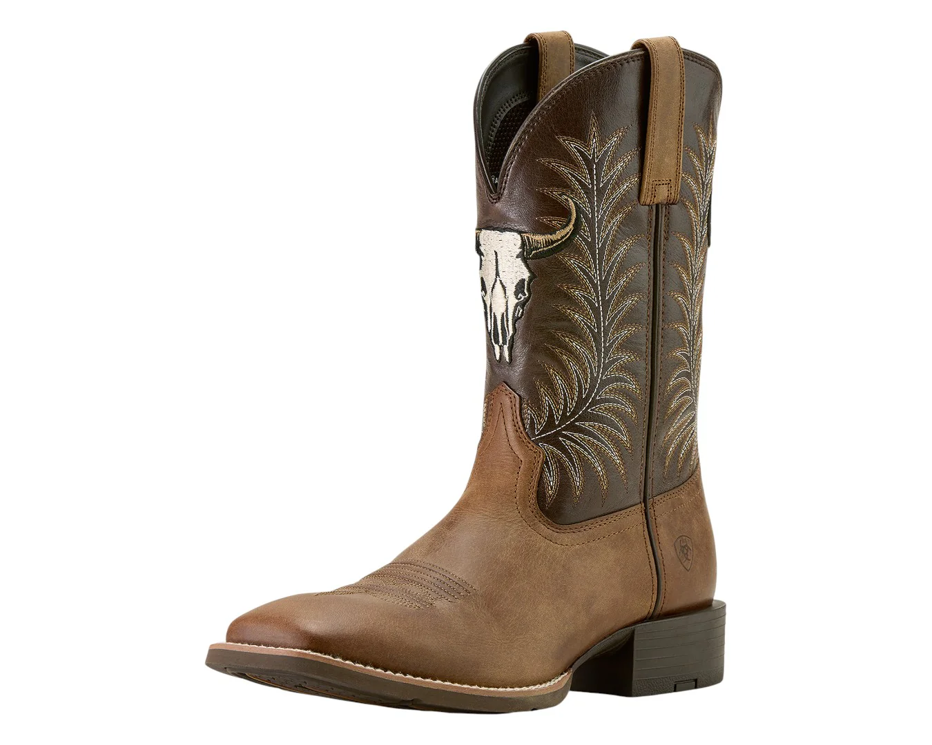 Ariat Men's Sport Steer Skull Cowboy Boot - Image 3