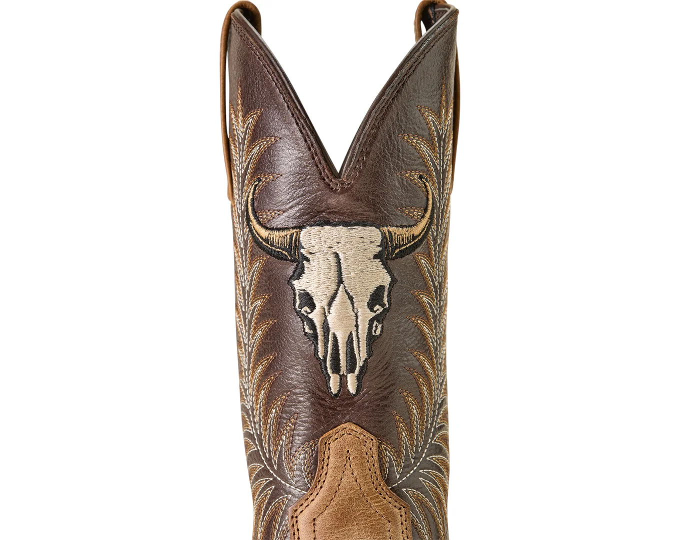 Ariat Men's Sport Steer Skull Cowboy Boot - Image 4