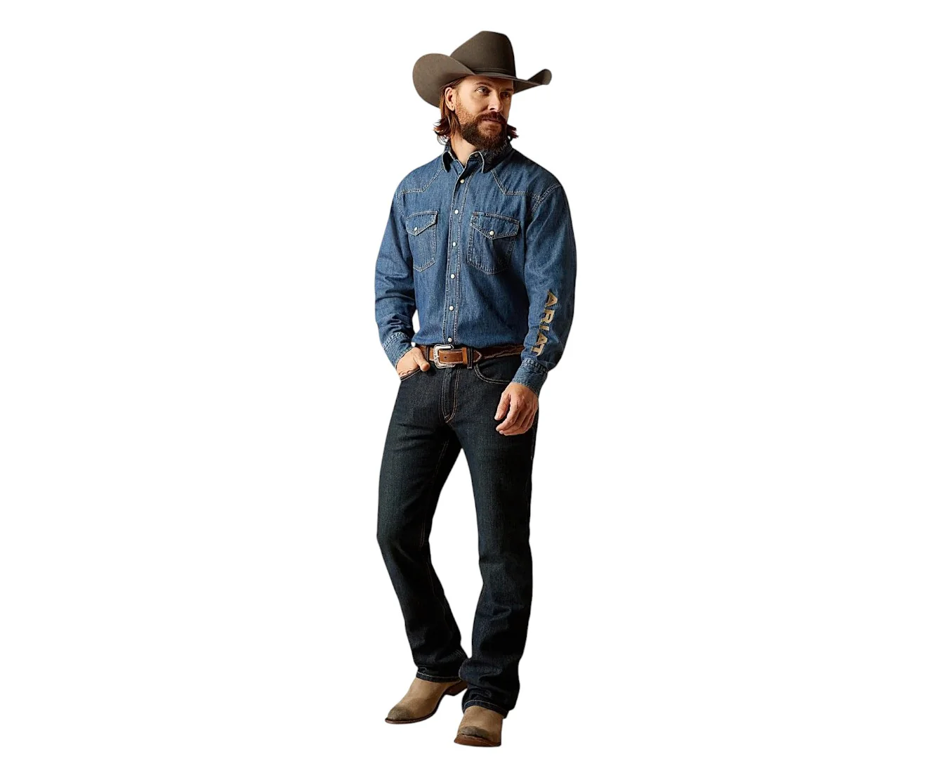 Ariat Team Denim Shirt - Image 2