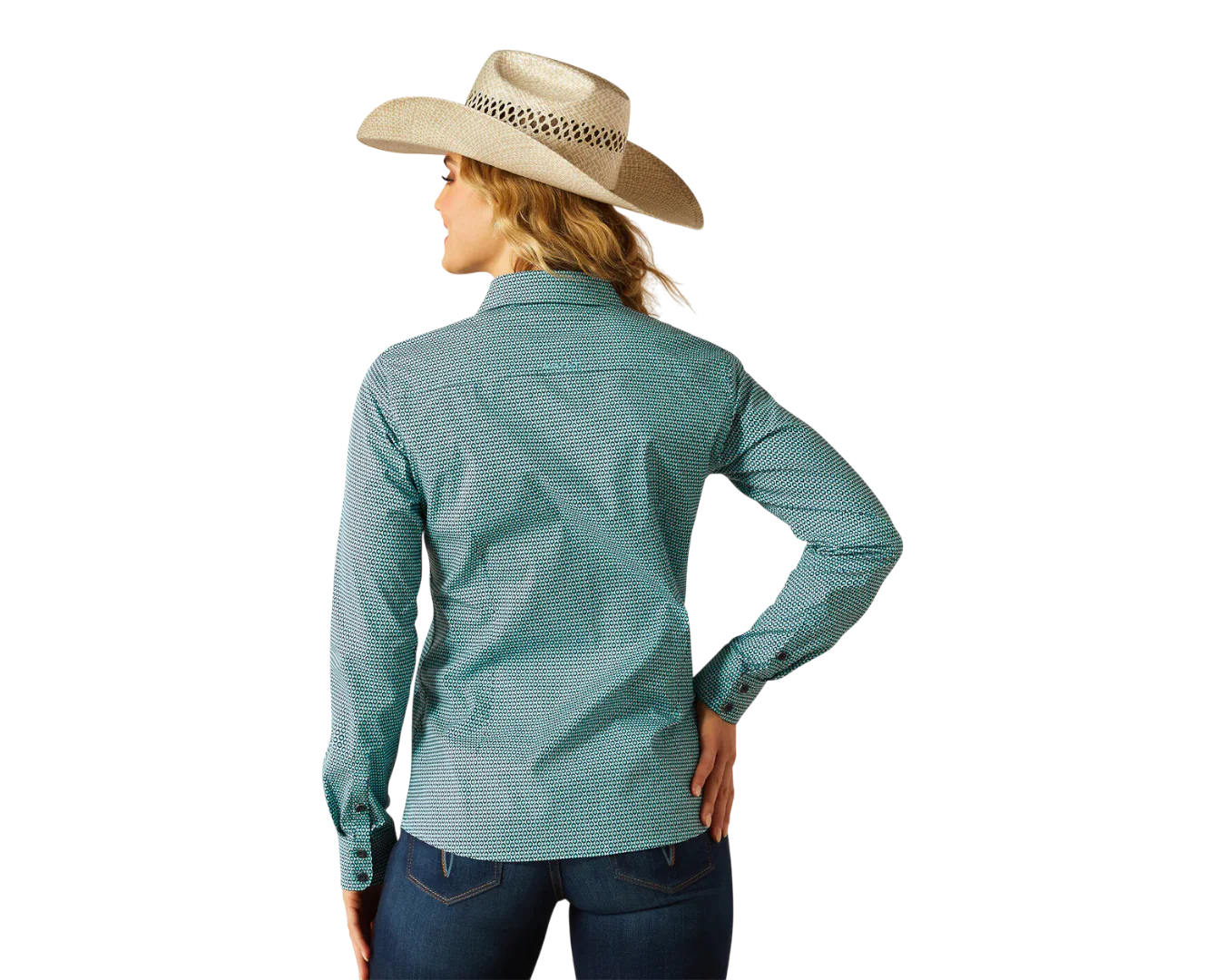 Ariat Womens Team Kirby Stretch Shirt - Image 3