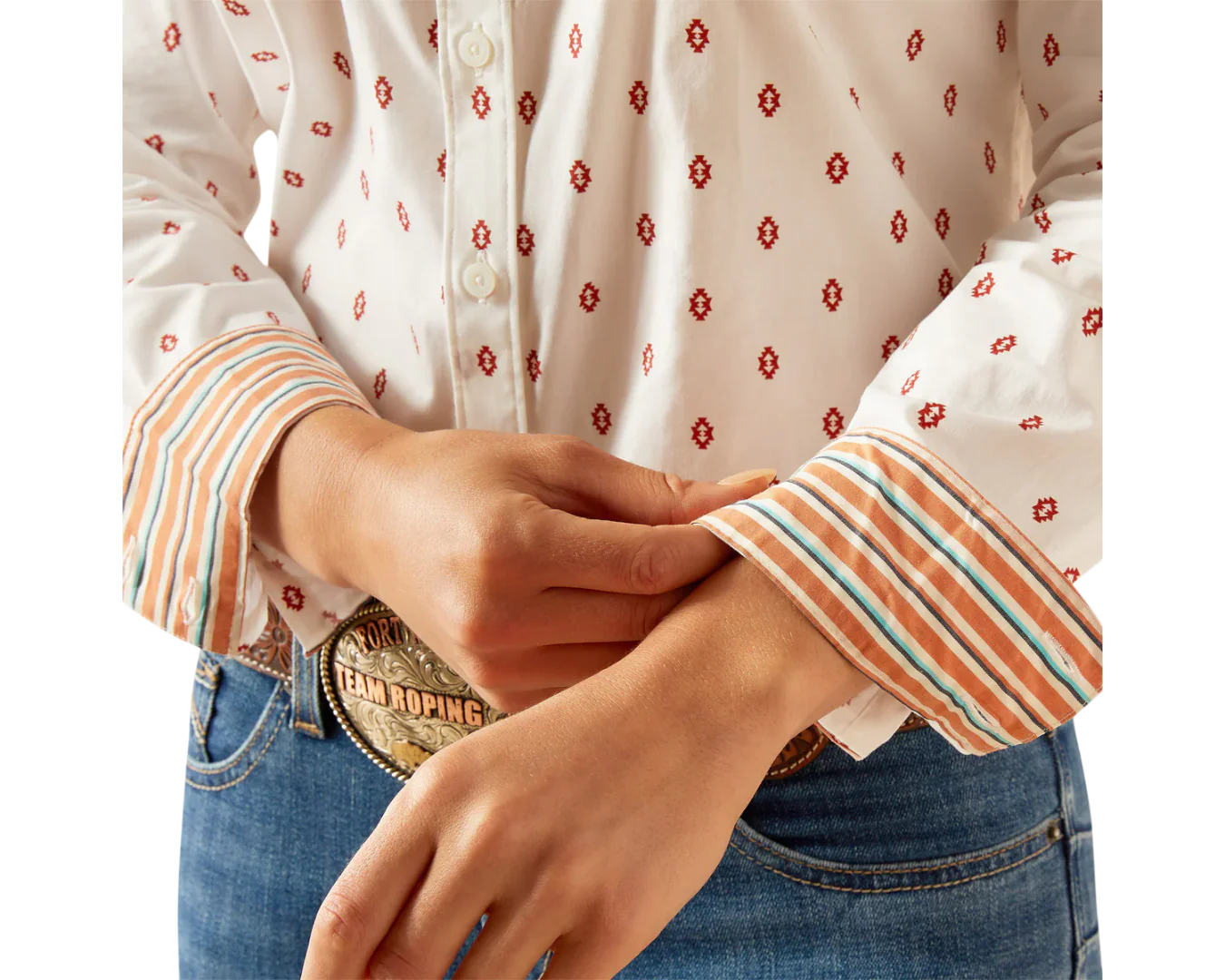 Ariat Womens Team Kirby Stretch Shirt - Image 9