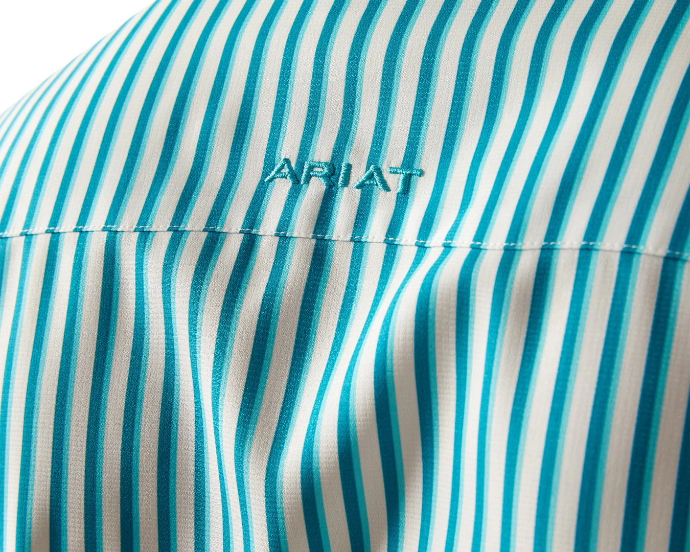 Ariat Women's Kirby Pro Shirt- Peacock Stripe - Image 4