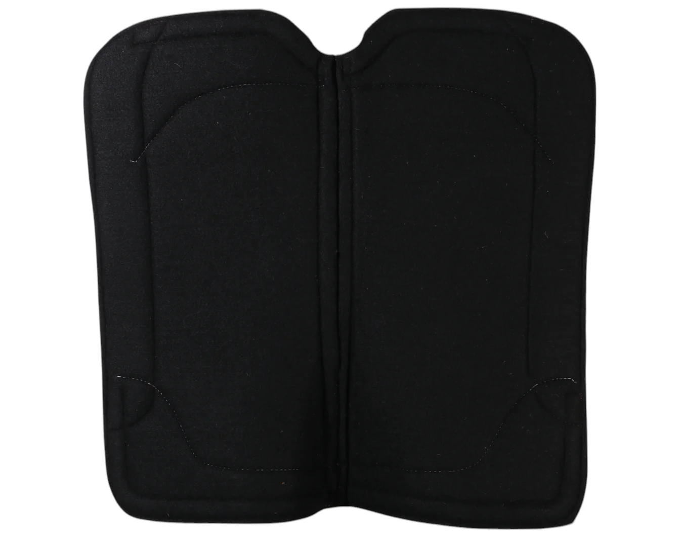 Fort Worth Basket Weave Cow Hide Print Felt Saddle Pad - 30" x 30" - Image 3