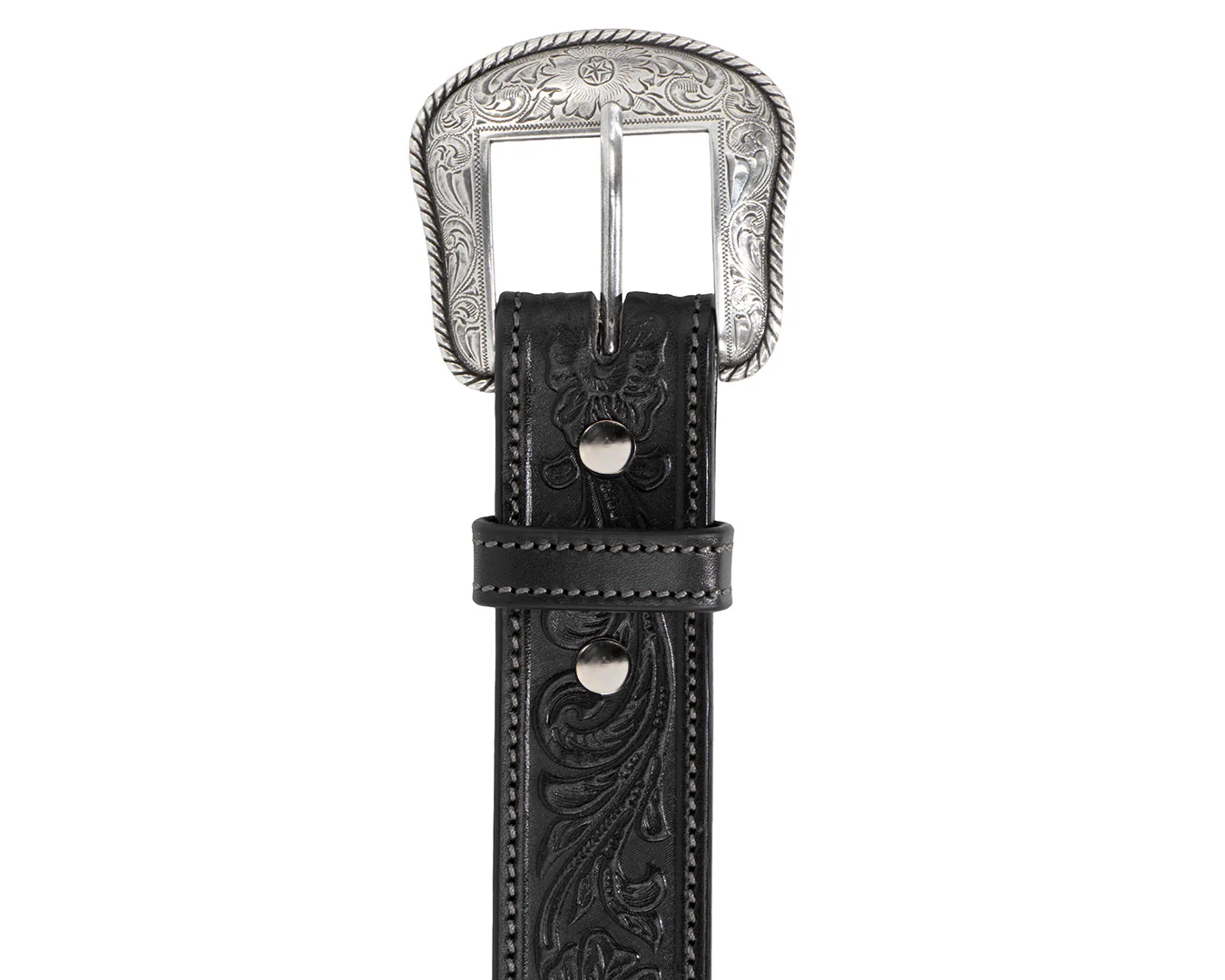 Becca 1 1/2 inch Western Floral Belt - Image 2