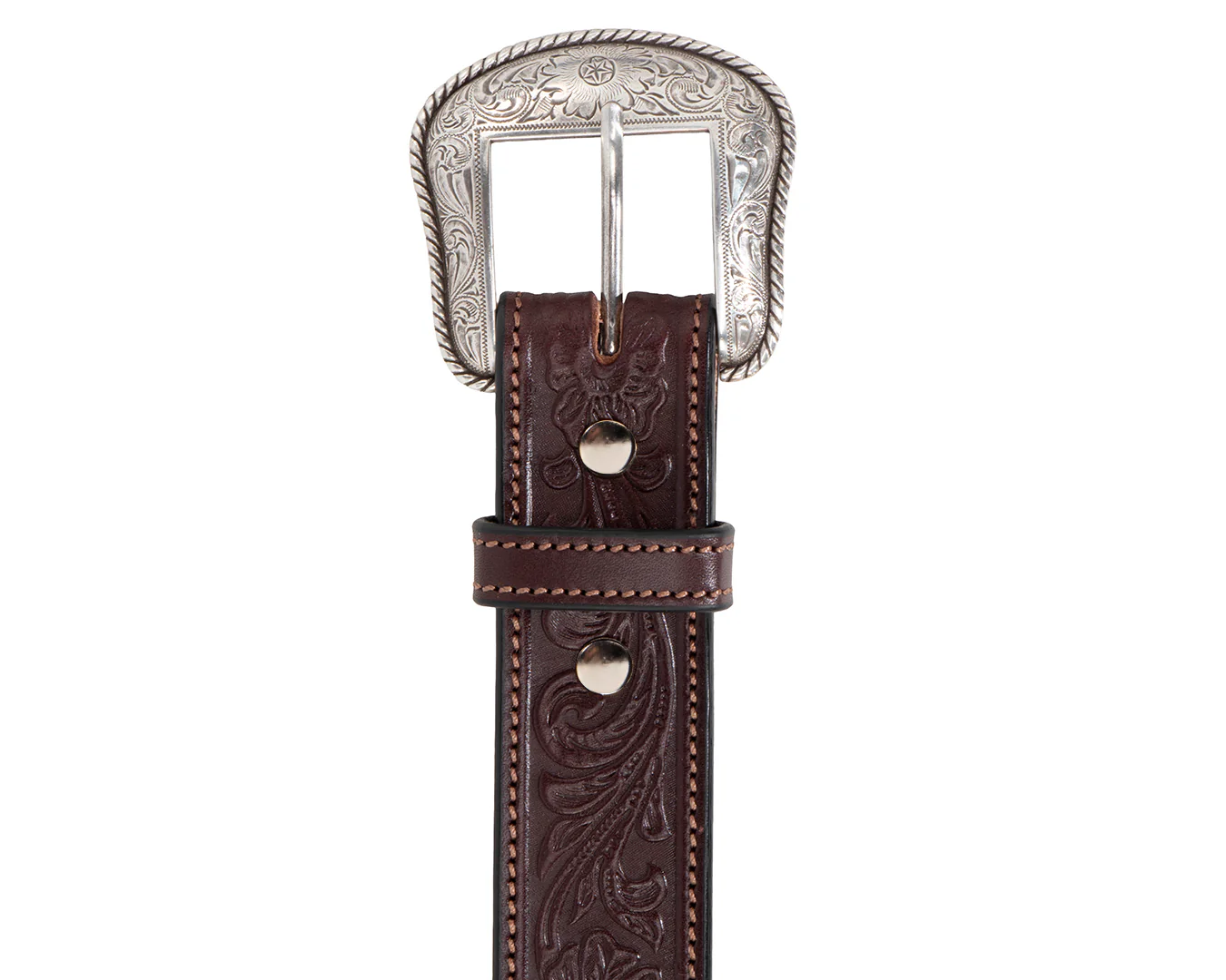 Becca 1 1/2 inch Western Floral Belt - Image 6