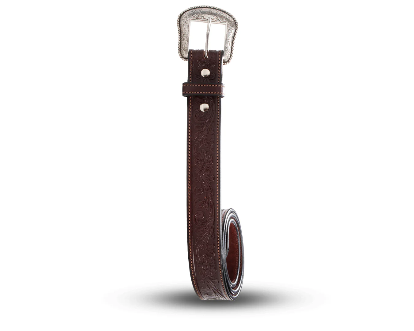 Becca 1 1/2 inch Western Floral Belt - Image 7