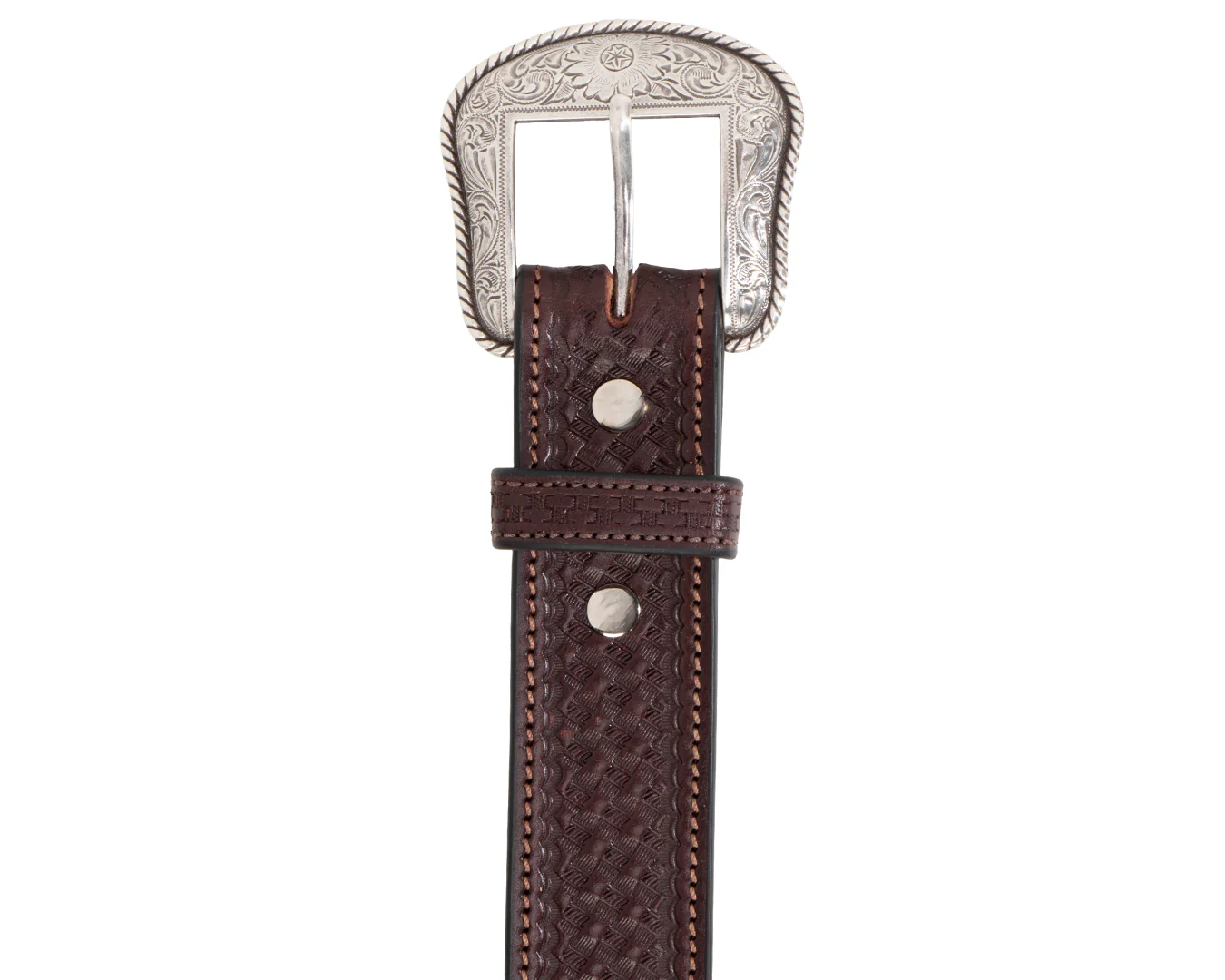 Becca Basketweave Western Belt 1 1/2 inch - Image 3
