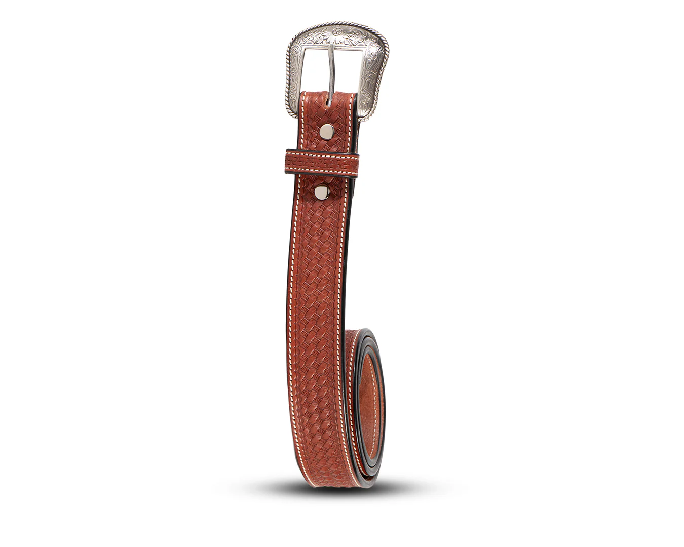 Becca Basketweave Western Belt 1 1/2 inch - Image 9