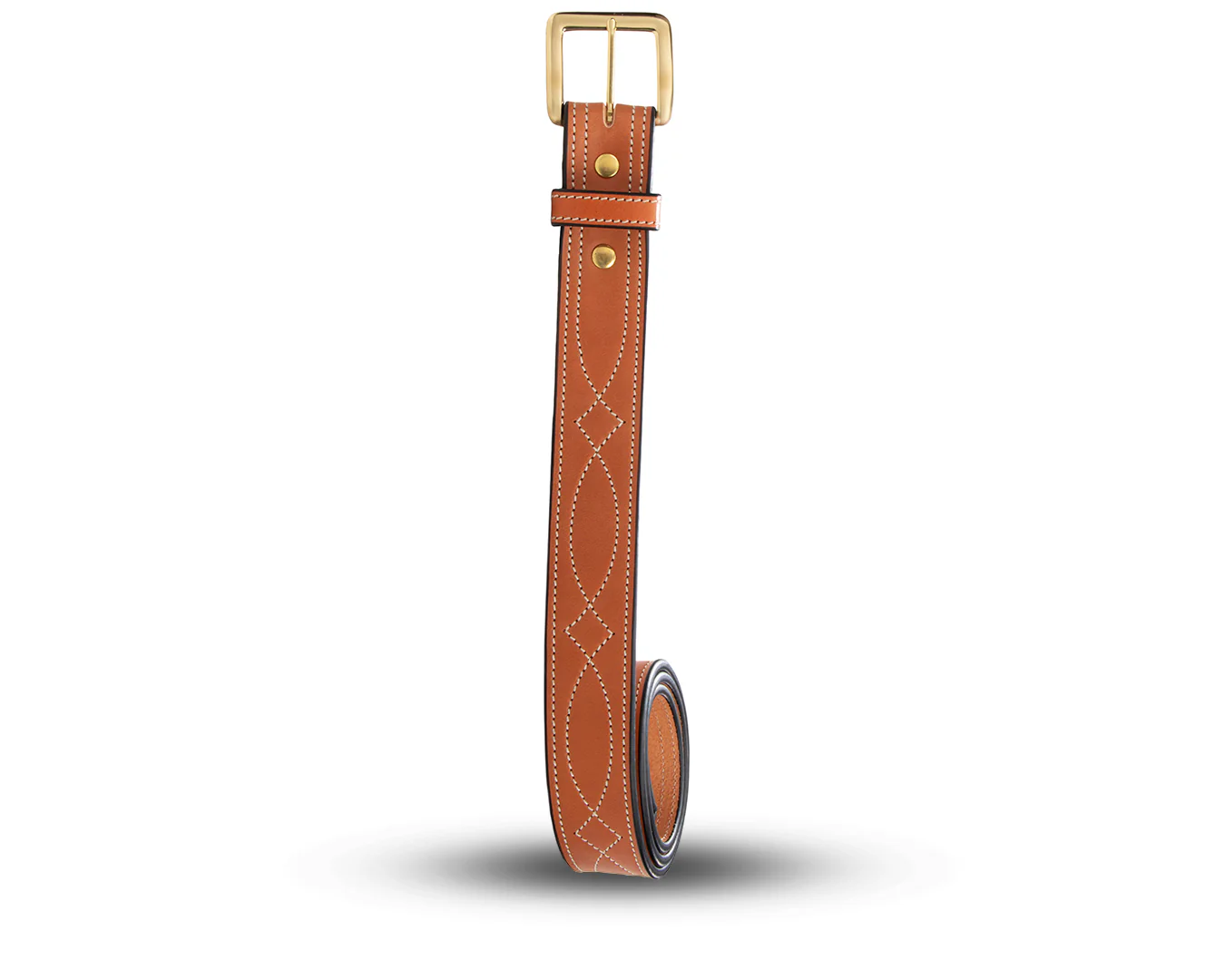 Becca Fancy Stitch Gun Belt 1 1/2 Inch - Image 7