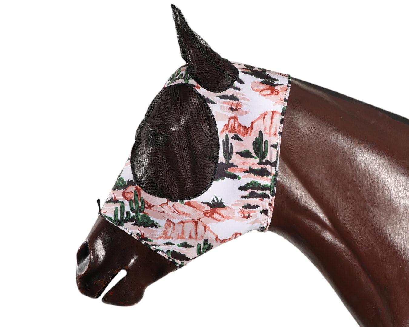 Bobby Lycra Fly Mask - Wild West - Image 3