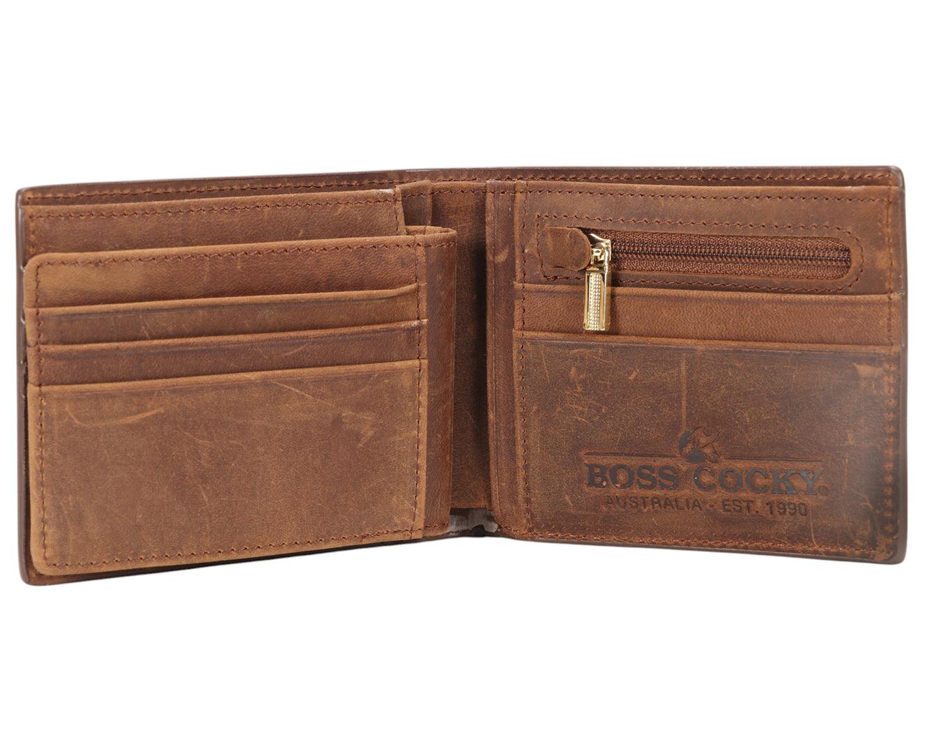 Boss Cocky Wallet Crazy Horse- Vintage Brown - Image 2