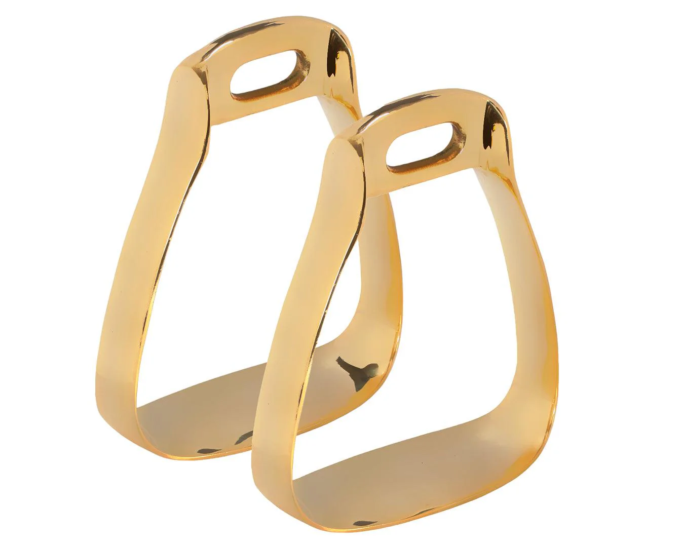 Brady Stockman Stirrups - Brass - Image 2