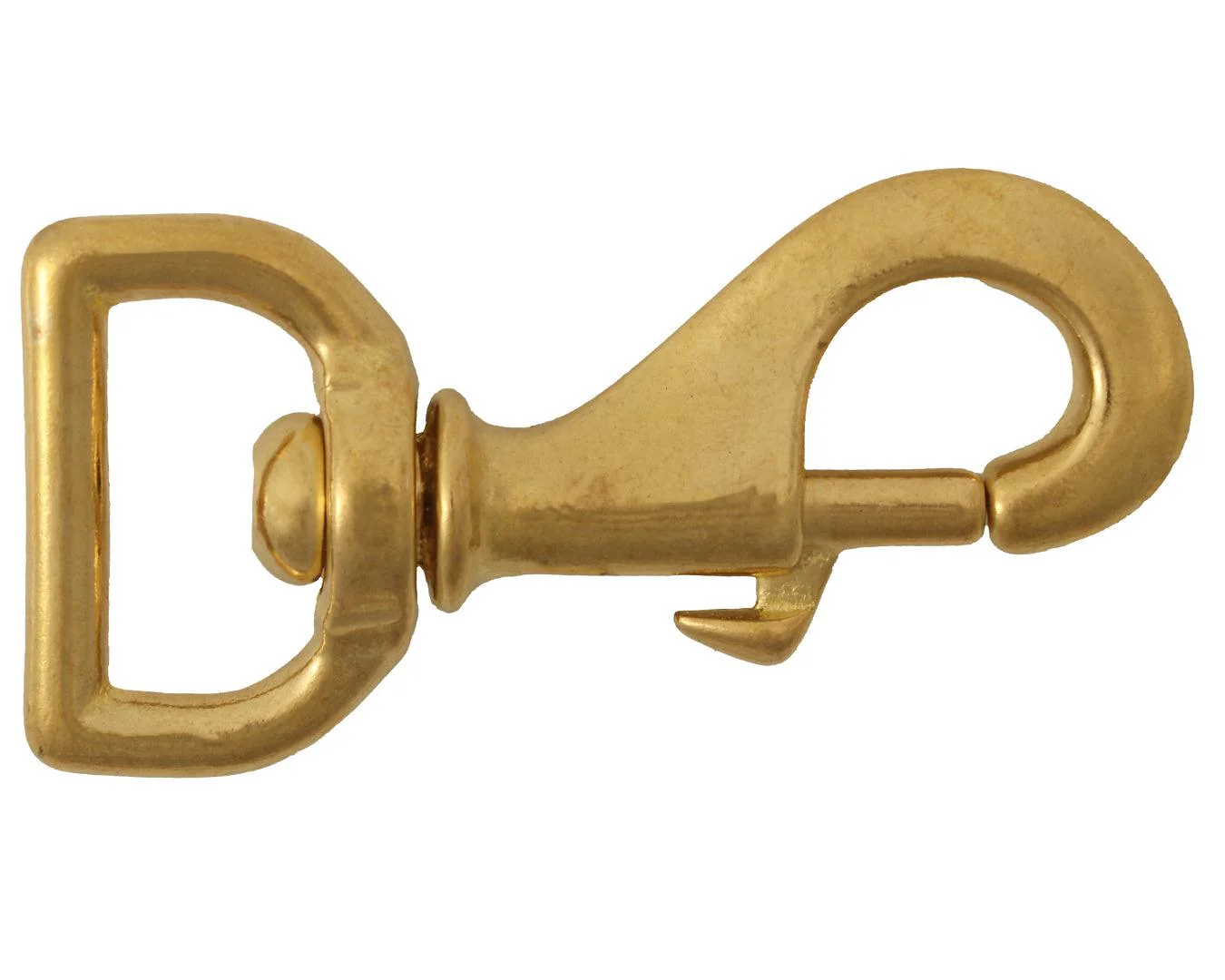 Brass Flat Swivel Eye Snaphooks - Image 3