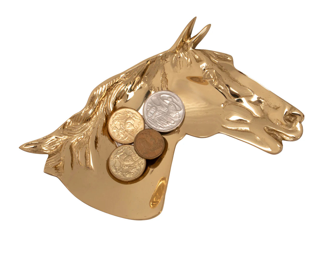 STC Brass Horse Head Change Holder - Image 2
