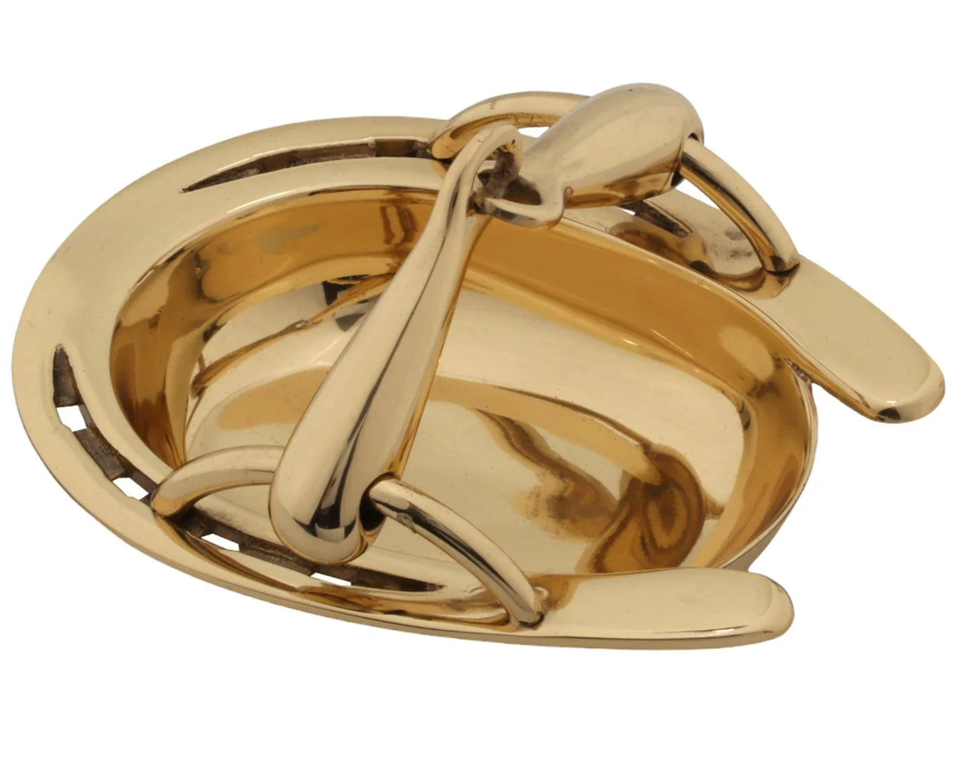 Brass Horseshoe & Bit Change Holder
