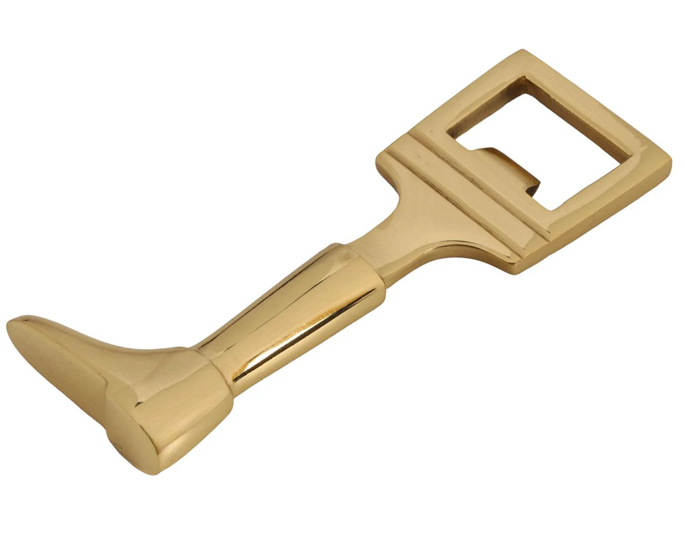 Brass Riding Boot Bottle Opener