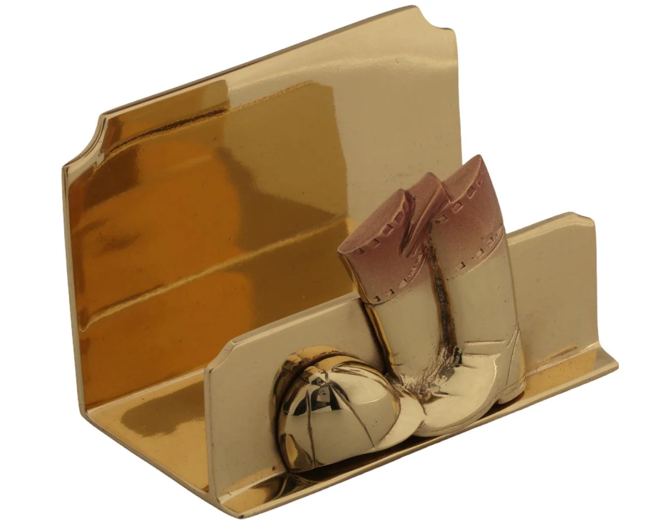 Brass Riding Boot Napkin Holder - Image 2