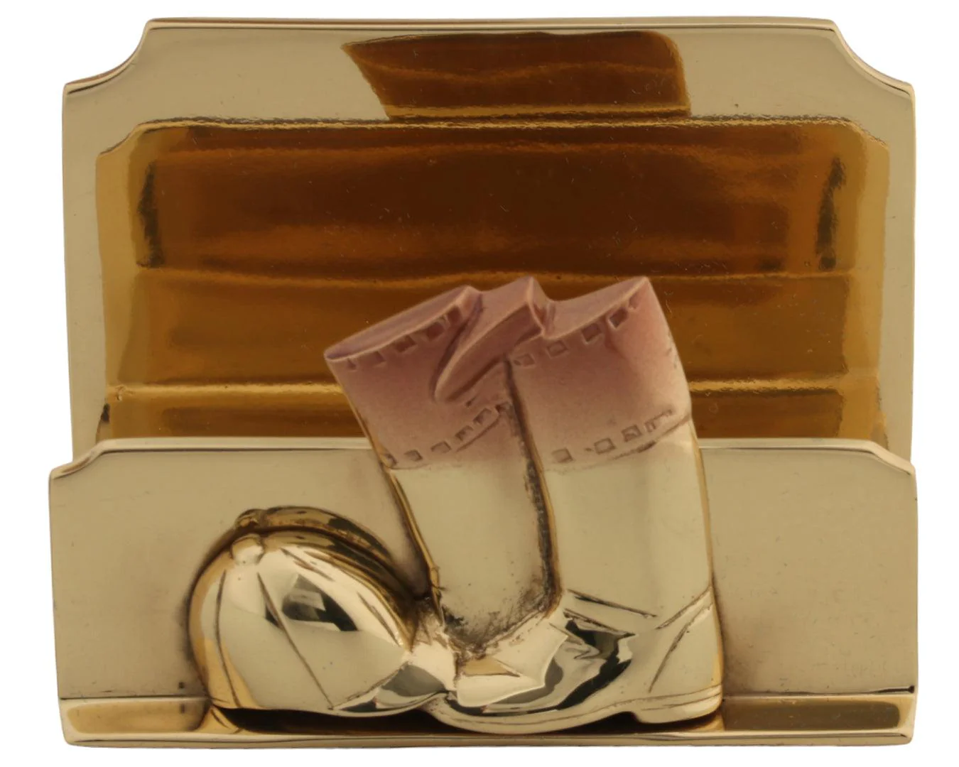 Brass Riding Boot Napkin Holder - Image 3