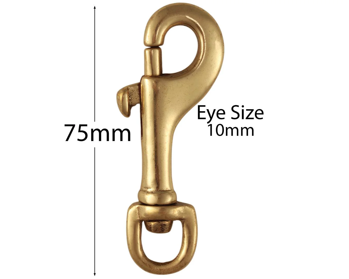 Brass Round Eye Swivel Snaphooks - Image 2