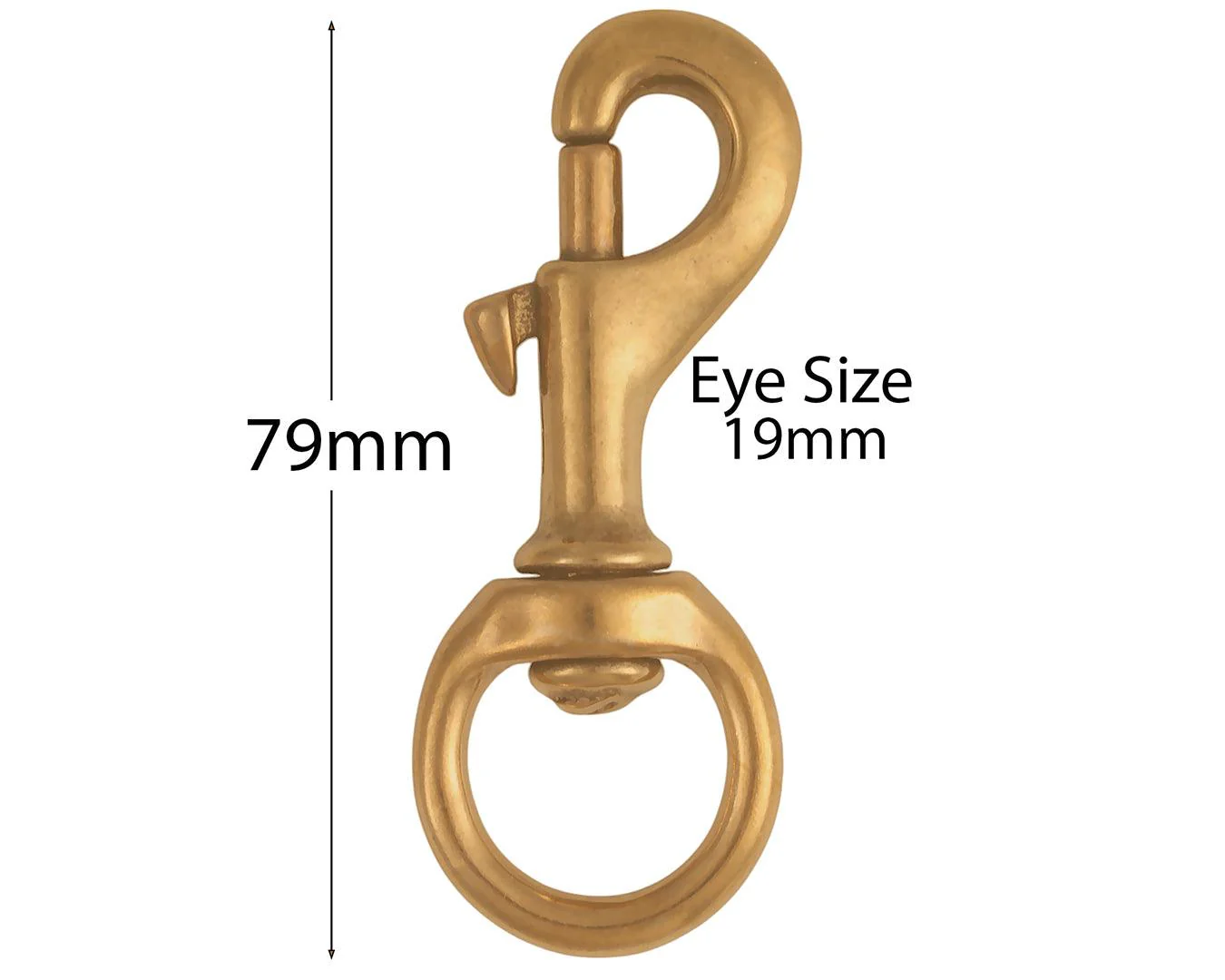 Brass Round Eye Swivel Snaphooks - Image 8