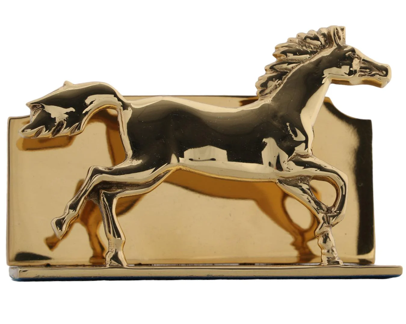 Brass Running Horse Napkin Holder
