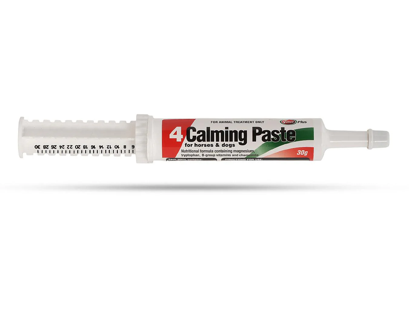 Value Plus Calming Paste 30mL Suitable for Horses & Dogs