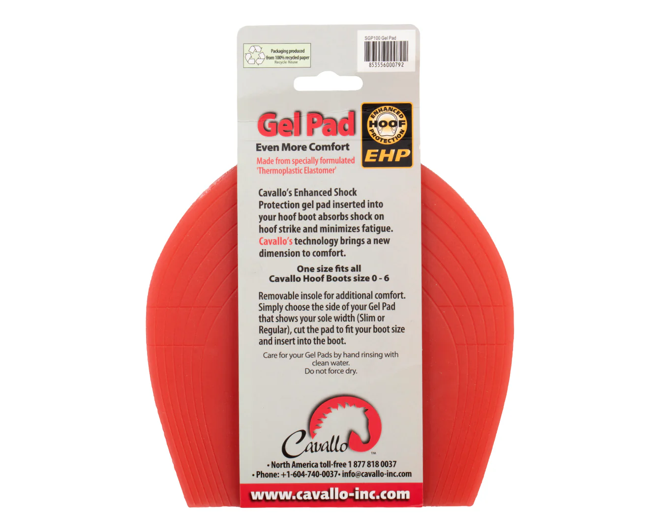 Cavallo Enhanced Hoof Protection Gel Pads - Image 2