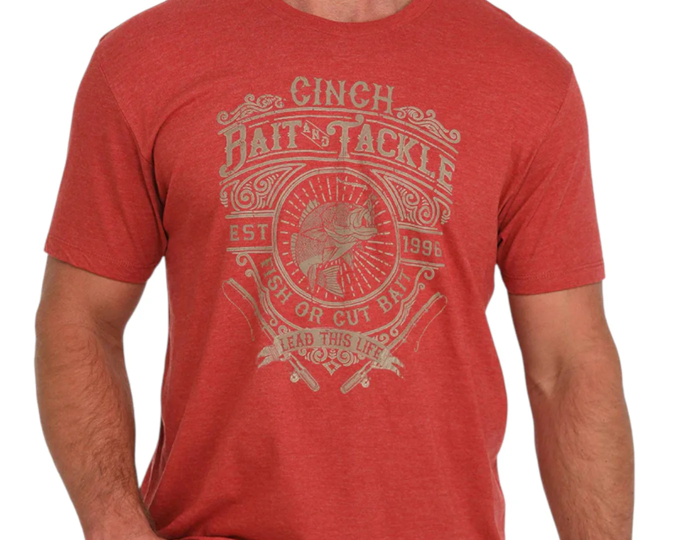 Cinch Men's Bait and Tackle Tee