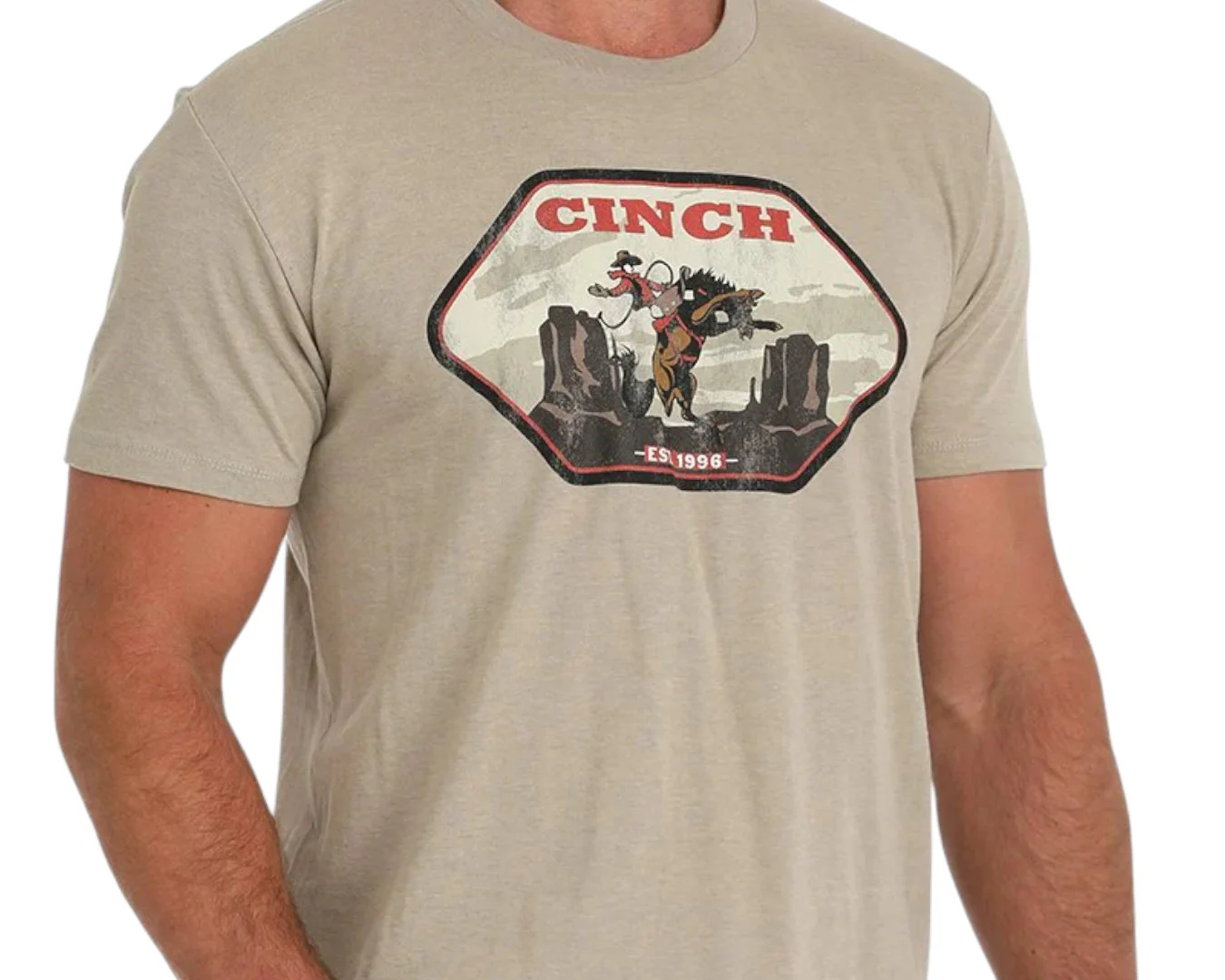 Cinch Men's Buckin' Horse Tee