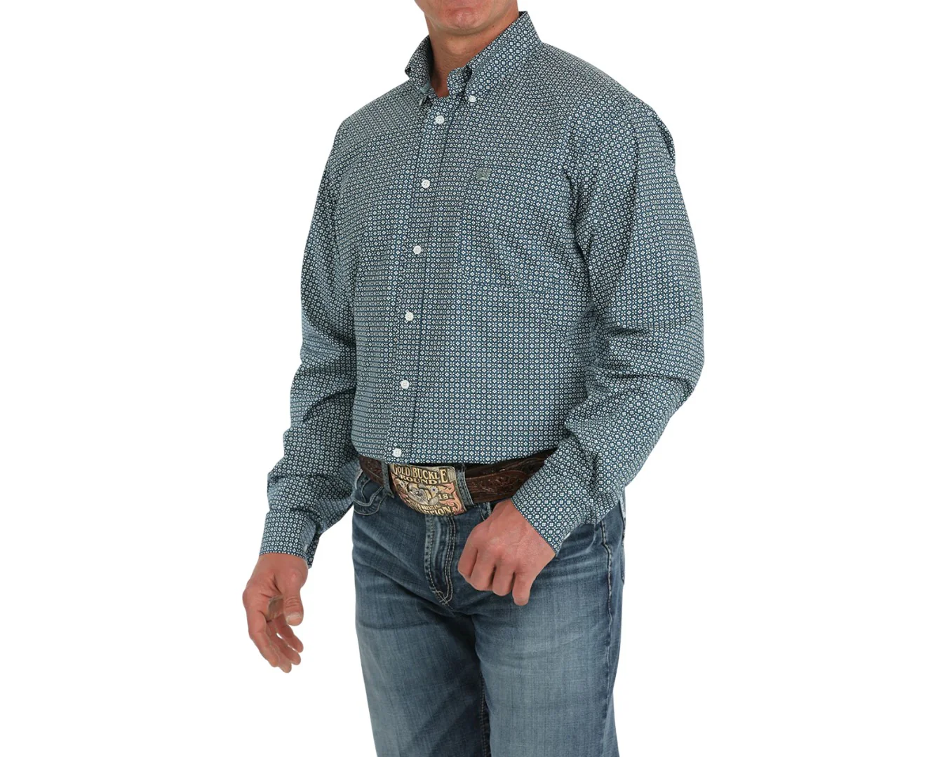 Cinch Mens Button Up Long Sleeve Shirt - Image 13