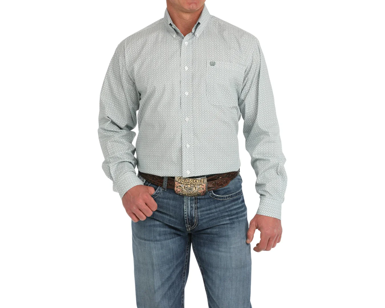 Cinch Mens Button Up Long Sleeve Shirt - Image 17