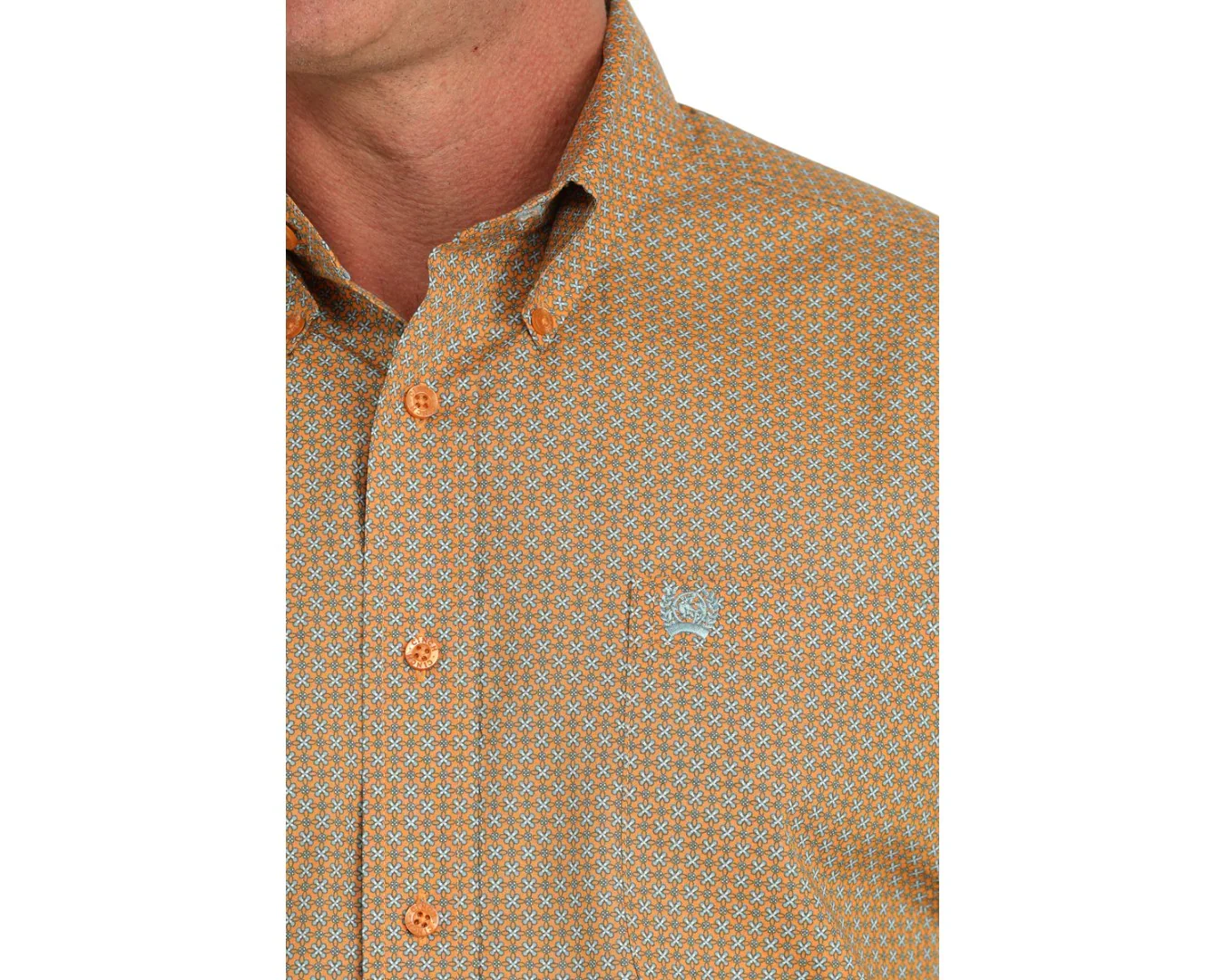 Cinch Mens Button Up Long Sleeve Shirt - Image 3