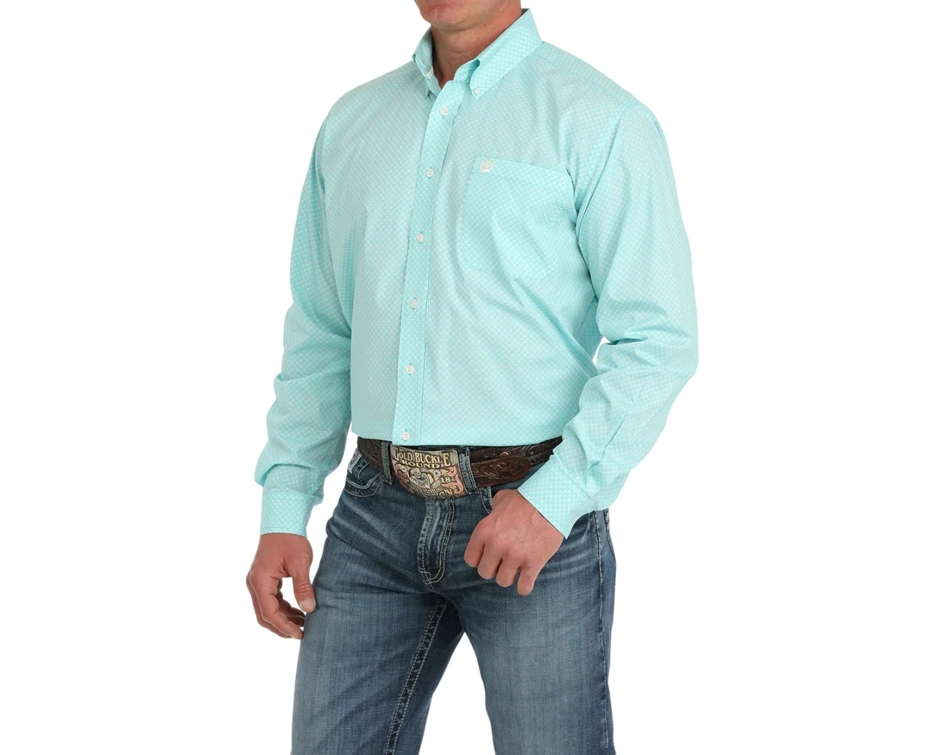 Cinch Mens Button Up Long Sleeve Shirt - Image 31