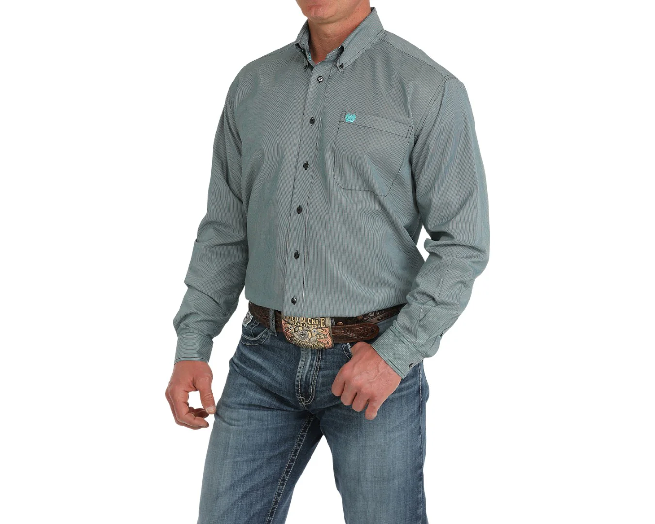 Cinch Mens Button Up Long Sleeve Shirt - Image 34