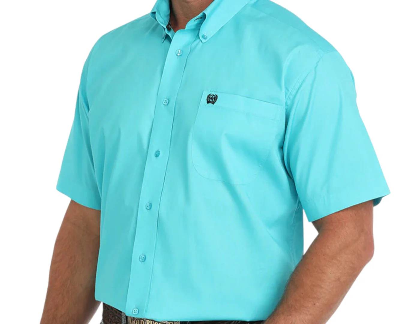 Cinch Men's Button Up Short Sleeve Shirt