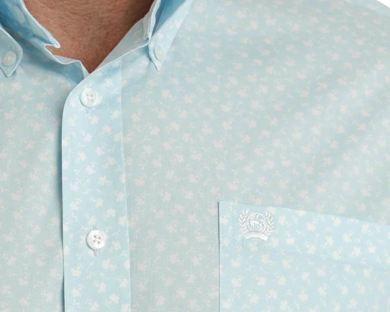 Cinch Men's Floral Print Long Sleeve Button Shirt - Image 2