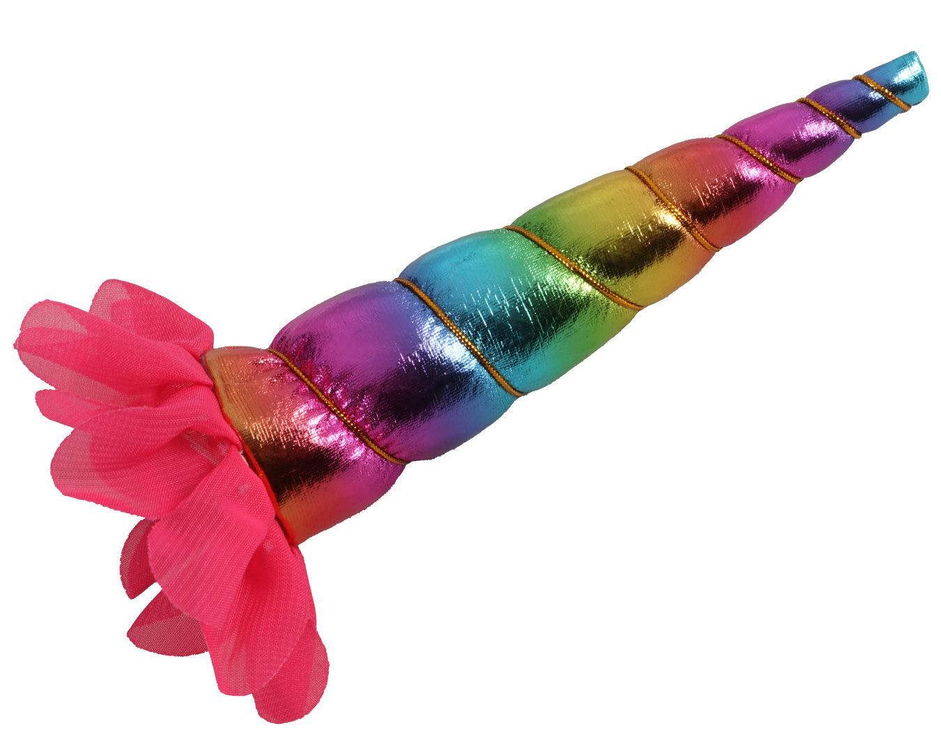 Clip-On Unicorn Horn - Clips to Browband